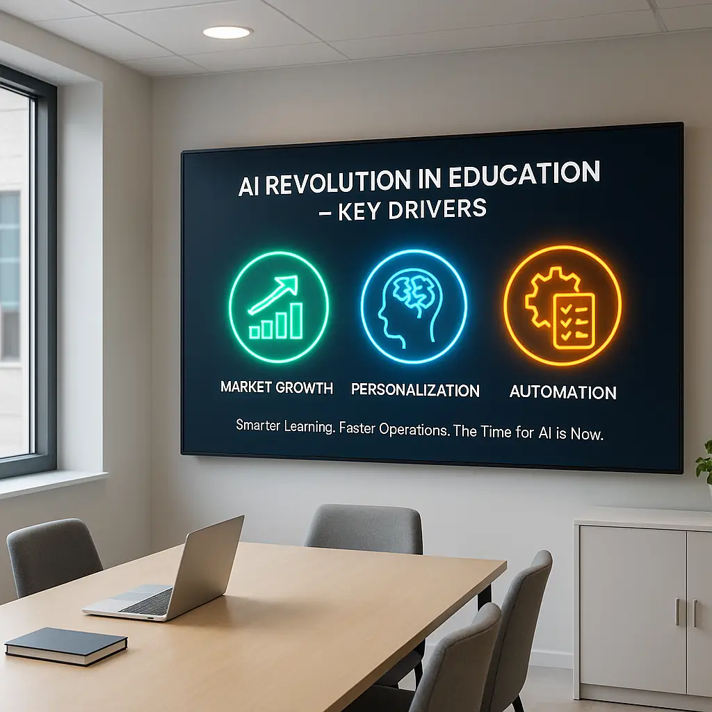 AI Powered Education Solutions helping educational institutions automate tasks, personalize learning, and enhance efficiency.