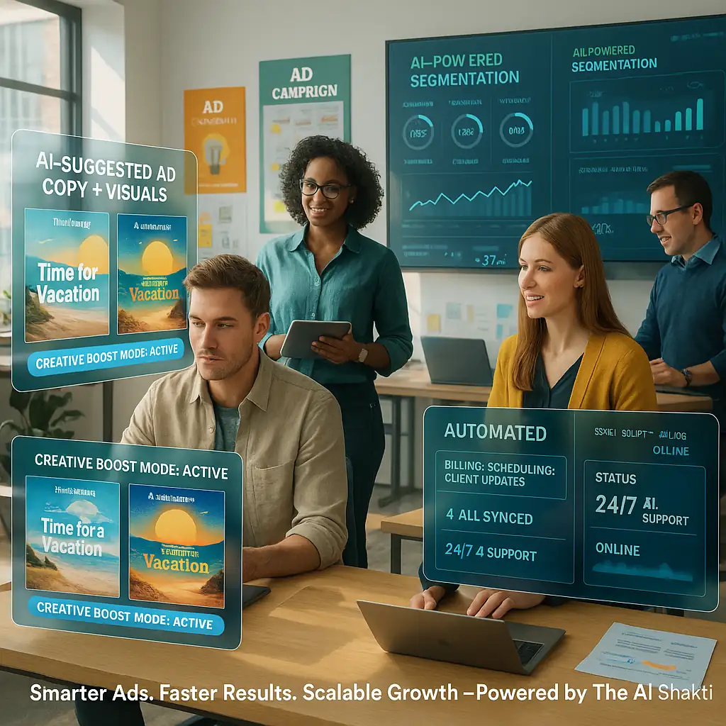 Why advertising professionals need AI powered advertising solutions to optimize creative development, targeting, and budget efficiency.