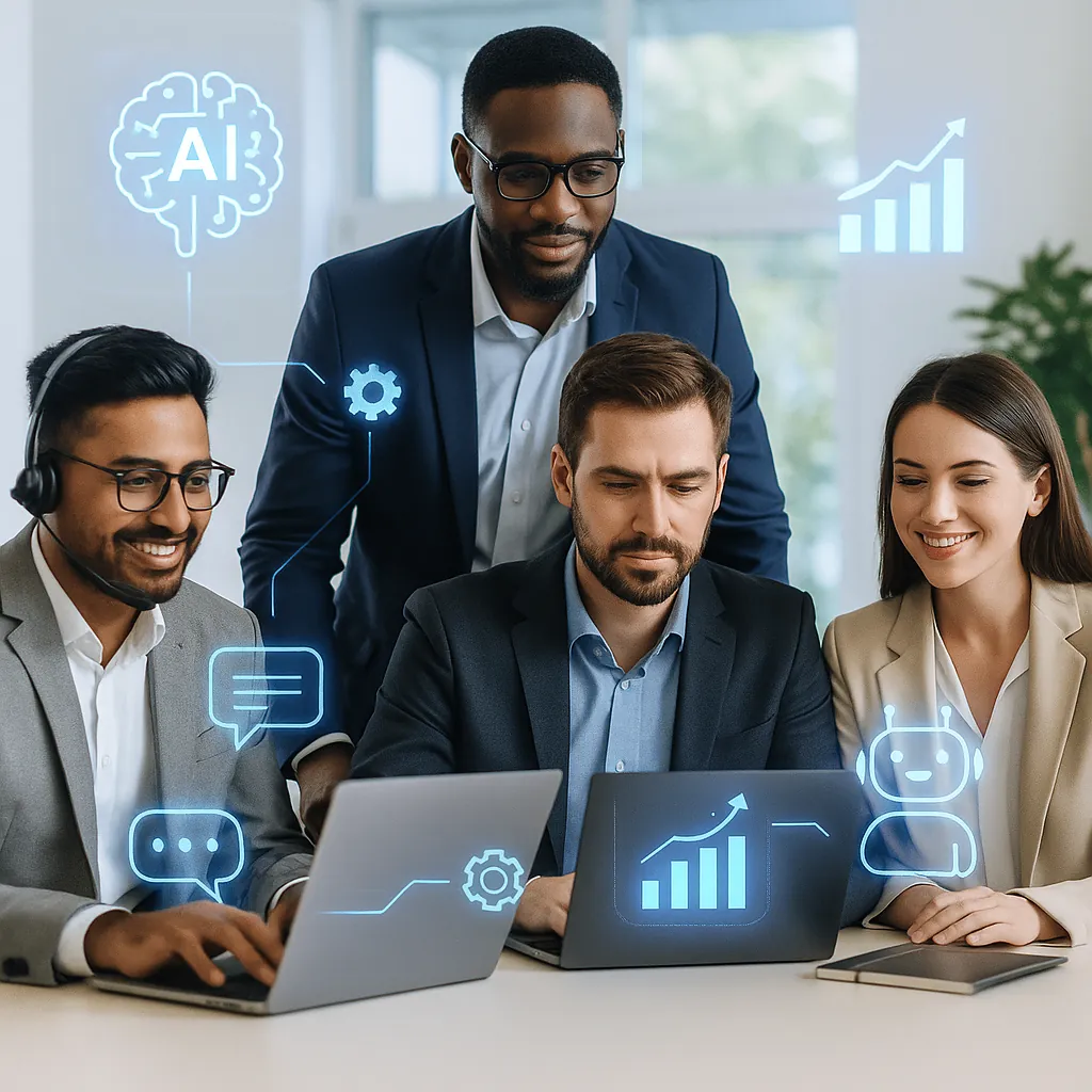 AI Powered Outsourcing Solutions by AI Shakti delivering innovative outsourcing, AI automation, and multi-channel customer support to boost efficiency and reduce costs.